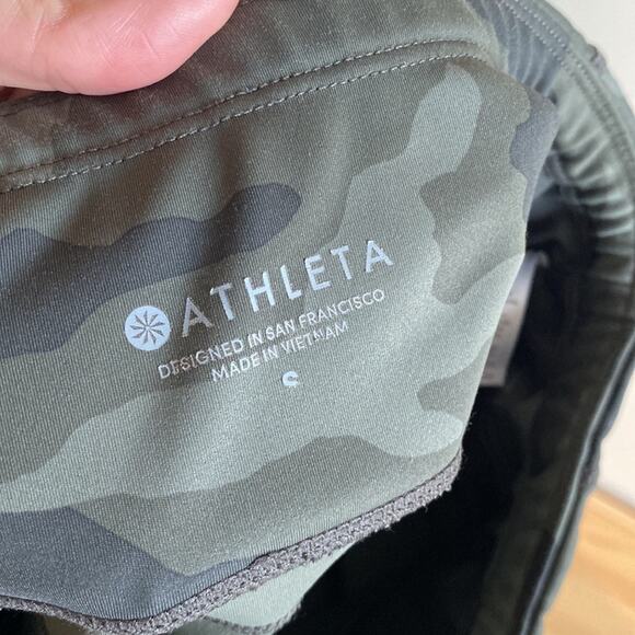 Athleta Camo Contender 7/8 Tight green S - Picture 8 of 13